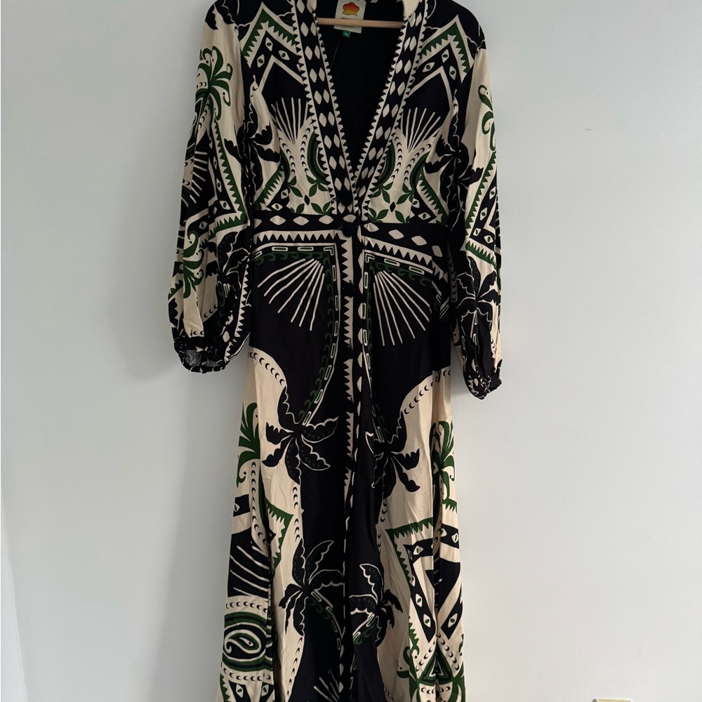 Farm Rio dress mystic scarf maxi dress